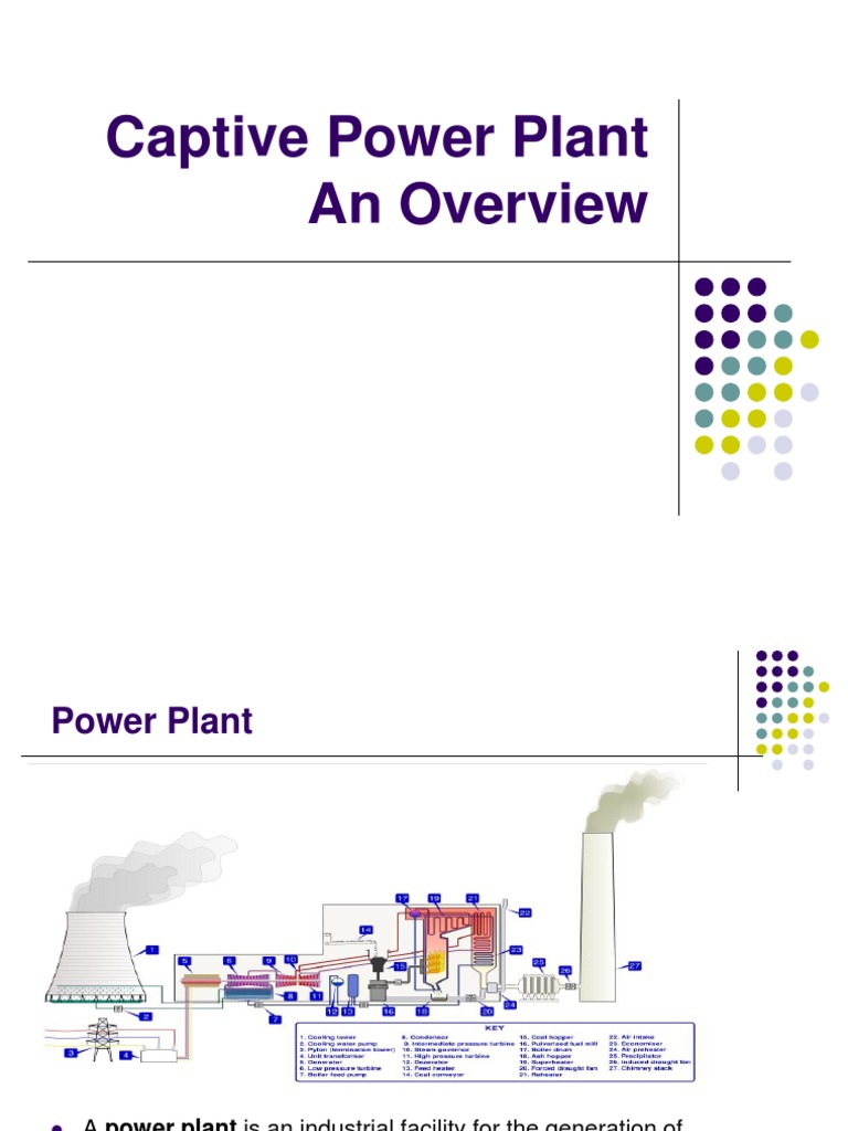 Captive Power Plant Overview and Layout | PDF | Steam Engine | Power Station