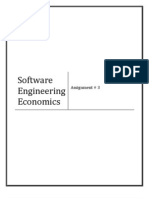 Software Engineering Economics: Assignment # 3