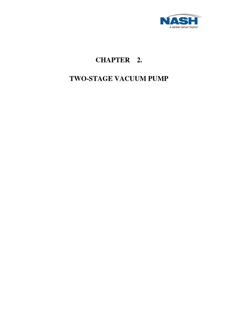 Nash Vacuum Pump Tc11 PDF Pump Bearing (Mechanical)