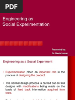 Engineering As Social Experimentation