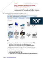 Printer Via Jaringan LAN-Wireless & Printer Reguler