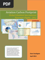 Download Aviation Carbon Footprint - Global Scheduled International Passenger Flights 2012 by Dave Southgate SN137044034 doc pdf