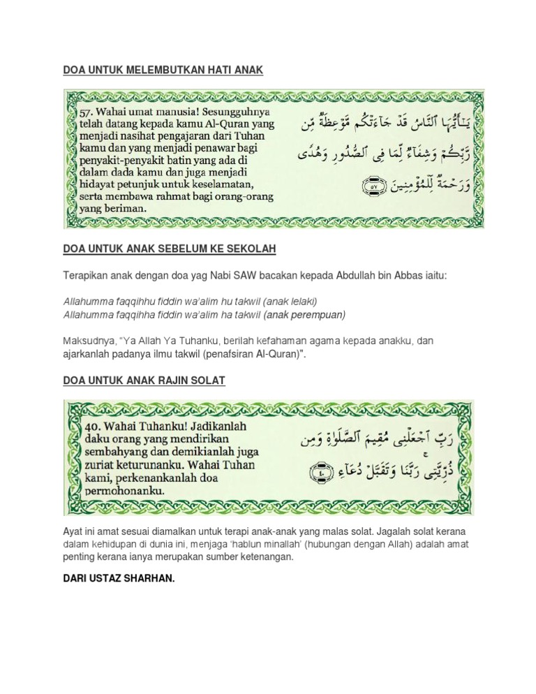 Doa Untuk Anak Pdf
