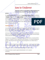 Management Report Unilever PK LTD