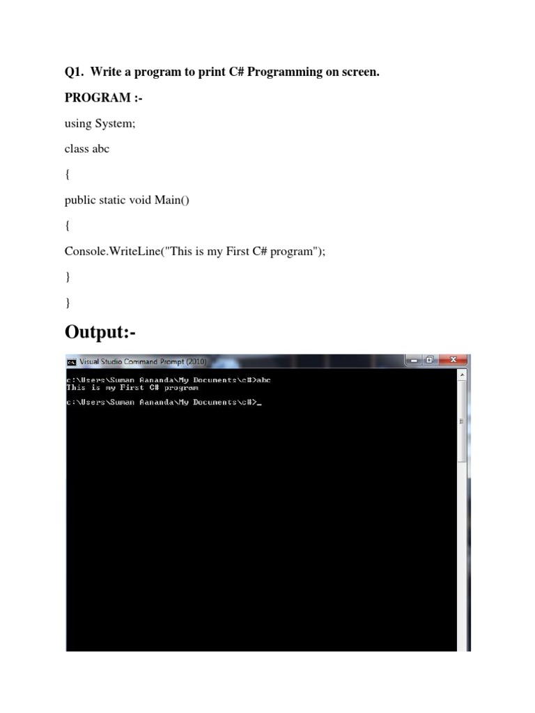C# Command Line Parser