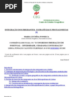 Dinâmicas de integração dos imigrantes_ estratégias e protagonistas