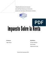 Trabajo de Impuesto Sobre La Renta