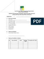 Borang Pencalonan Anugerah Tokoh Pelajar Gemilang