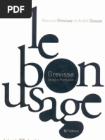 le bon usage grevisse pdf