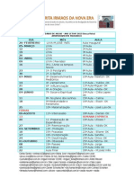 2-Calendario de Aulas - Aprimoramento Mediunico