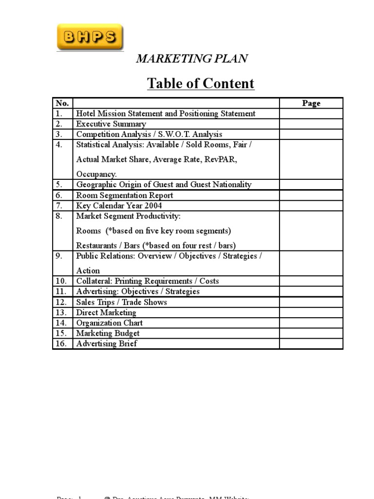 hotel-marketing-plan-template-pdf-restaurants-travel-agency
