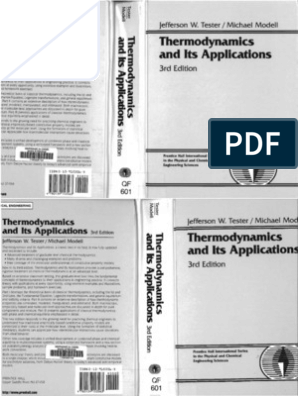 3rd Edition Thermodynamics and Its Applications 