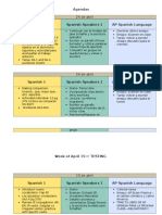 Updated Agendas For The Week