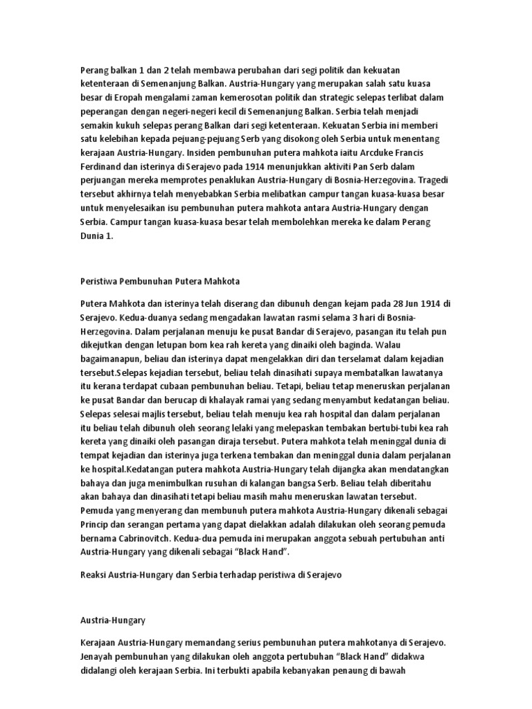 Perang Dunia 1 | PDF