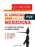 LINGUAGGIO DELLA Menzogna