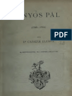 Császár Elemér - Ányós Pál 1756-1784 (1912) .