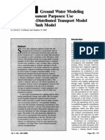 gaussian diUse of a Gaussian-Distributed Transport Model and a Batch Flush Model stribution for ground water.pdf