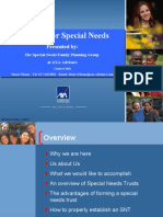 Planning For Special Needs: Presented by