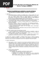 ABIBET PadroesQualidadeSeminarios TEXTO APROVADO