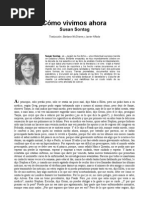 Sontag, Susan - Como Vivimos Ahora