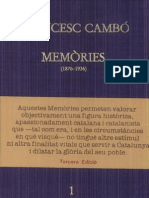 Memories Francesc cambó