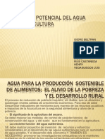 Descubrir El Potencial Del Agua Para La Agricultura