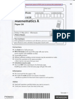 Edexcel IGCSE 3H May 2012