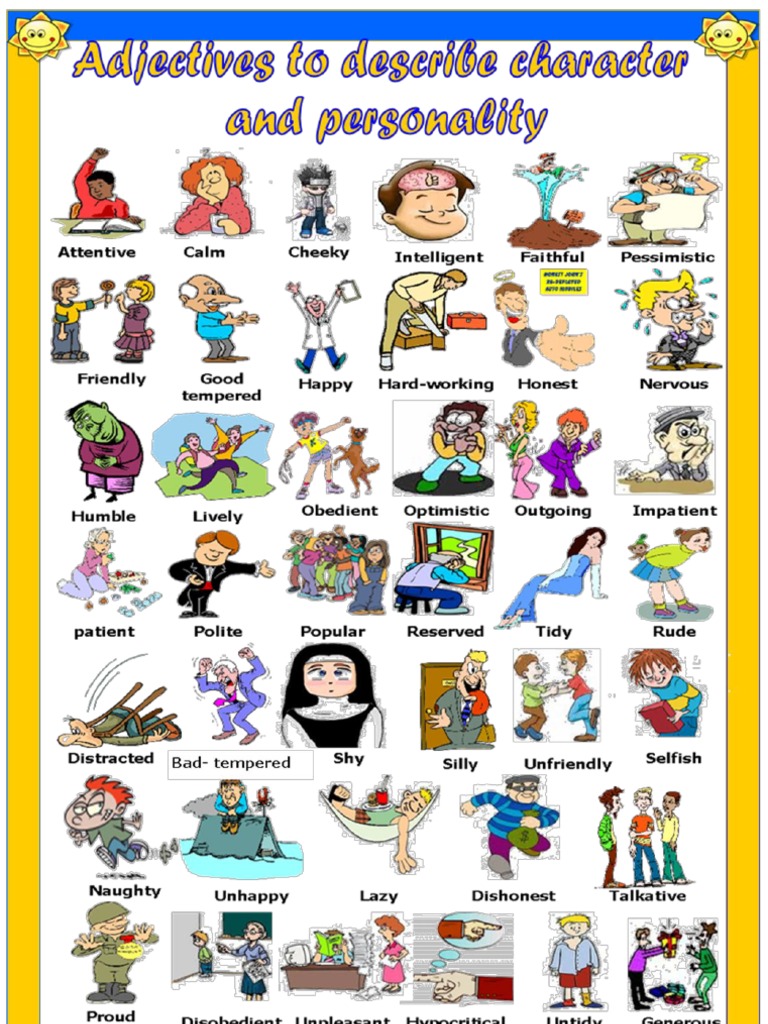 Adjectives To Describe Character and Personality | PDF