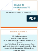 Silabus de Recursos Humanos VI