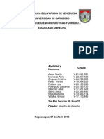 La Interpretación en El Derecho Venezolano Filosofia Mi Punto