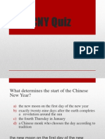The CNY Quiz