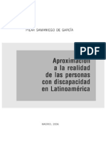 Aproximación a la realidad de las personas con discapacidad en Latinoamérica