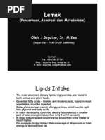 Download Metabolisme lemak by Agatha Geraldyne SN137122054 doc pdf
