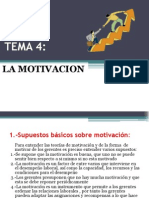 Tema 4 La Motivacion