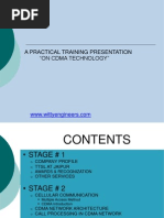 A Practical Training Presentation "On Cdma Technology"