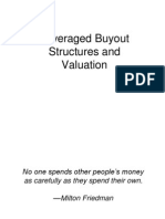 Chapter 13 Leveraged Buyout Structures and Valuation