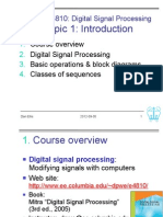 Signal Processing Columbia