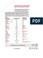 GENERATOR SELECTION GUIDE