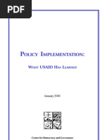 Policy Implementation