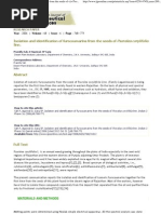 Isolation and Identification of Furocoumarins From the Seeds of _i_ Psoralea Corylifolia __i_ Linn. _[PAUTHORS], Indian Journal