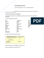 Dependent Clauses