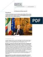 Discorso Di Fine Anno Di Napolitano