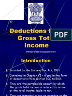 Deductions from Gross Total Income under Income Tax Act