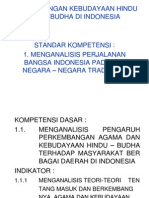 Masuk Dan Berkembangnya Kebudayaan Hindu Di Indonesia