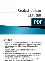 Reaksi Larutan