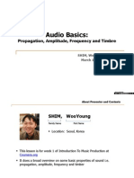 Audio Basics: Propagation, Amplitude, Frequency and Timbre