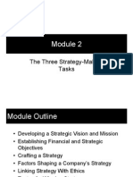 Module 2 - The Three Strategy-Making Tasks