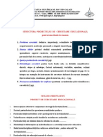 Structura TEMA Examen