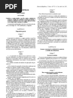 Lei 27-2013, Feirantes e Venda Ambulante.