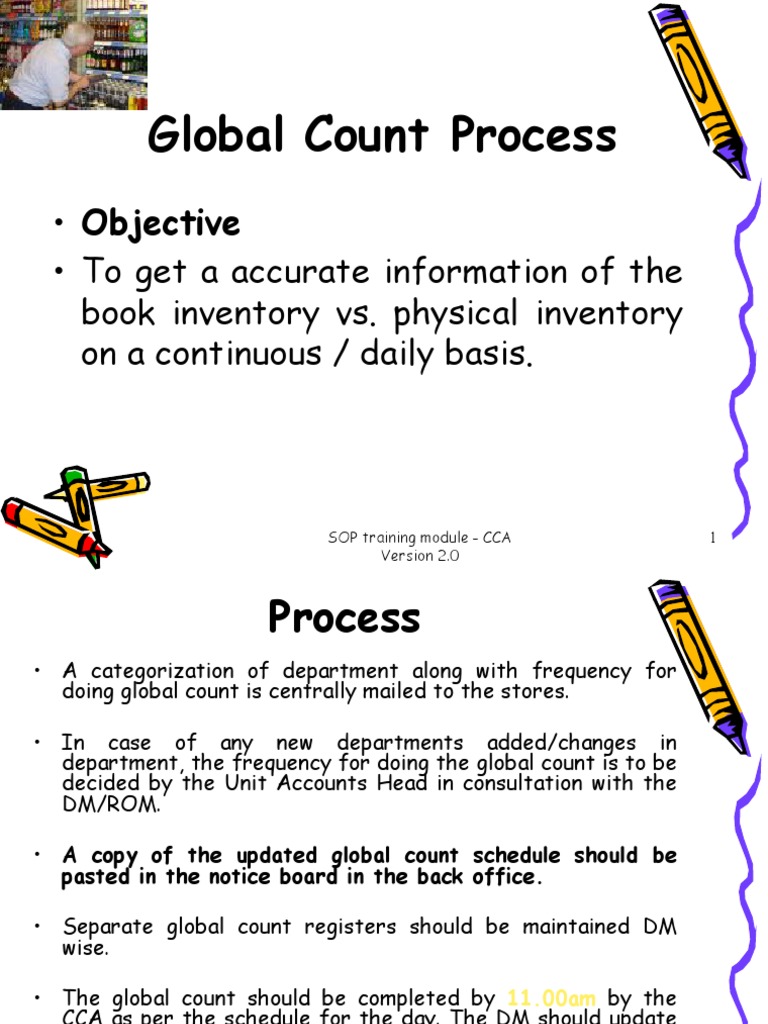 Global Count Process in Retail | PDF | Finance & Money Management ...